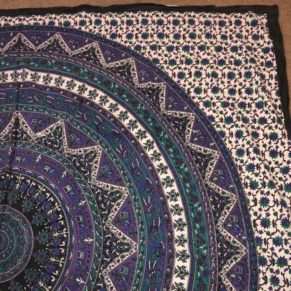 Large Cool-Toned Tapestry